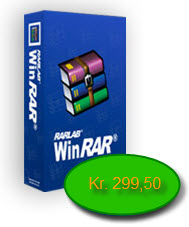 K�b WinRAR for kr. 299,50